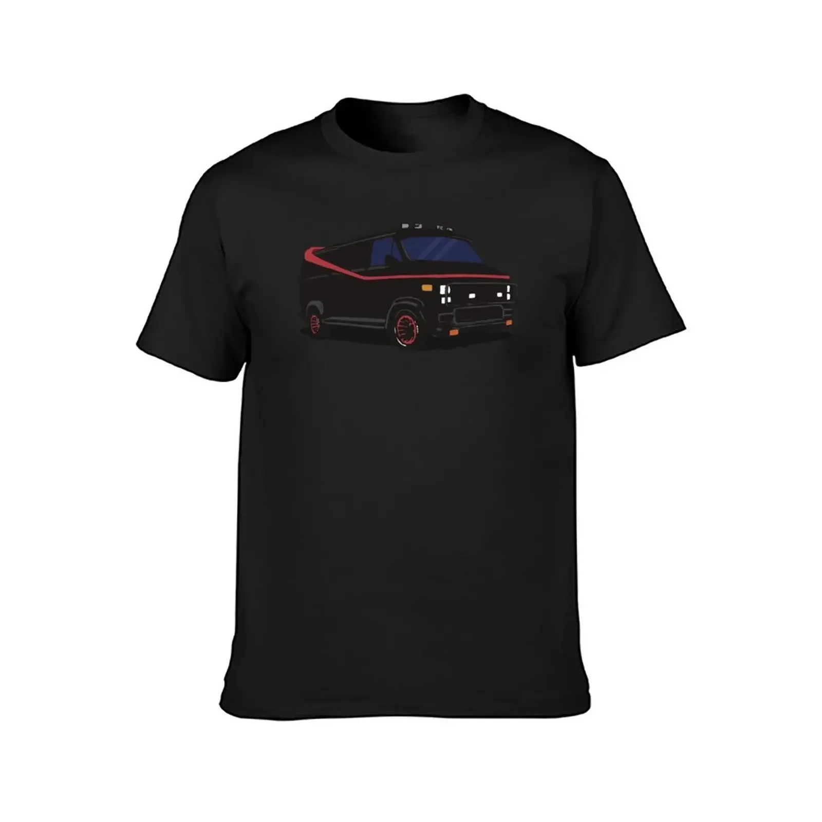 Camiseta del equipo A Van para hombre, Camisa lisa de talla grande, diseño personalizado, blusa