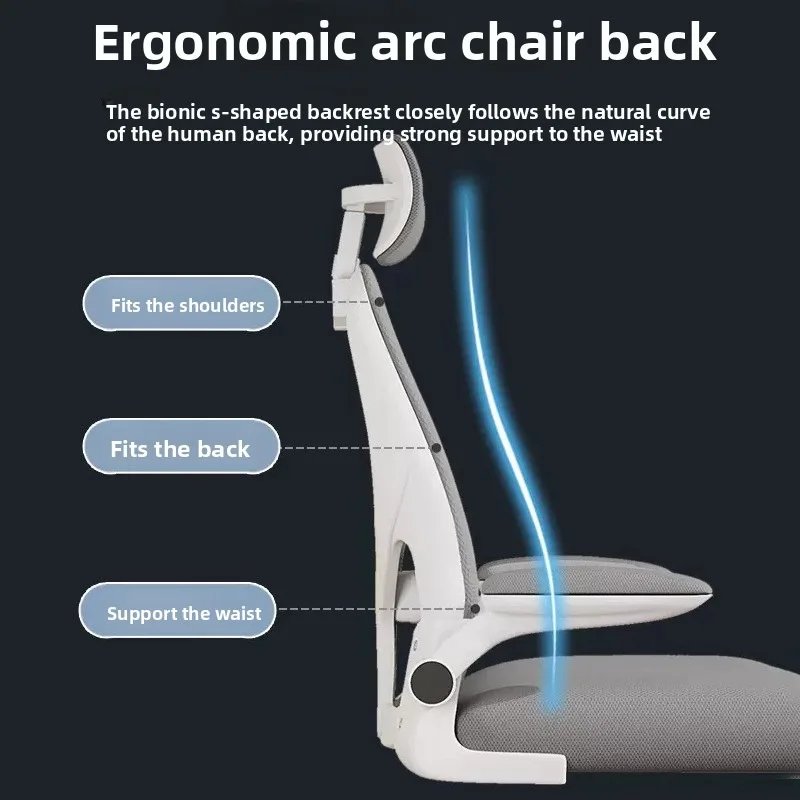 Study Computer Chair Home Office Ergonomic Meeting Training Dormitory Backrest Chair Office Chairs Gaming Chair Sillas