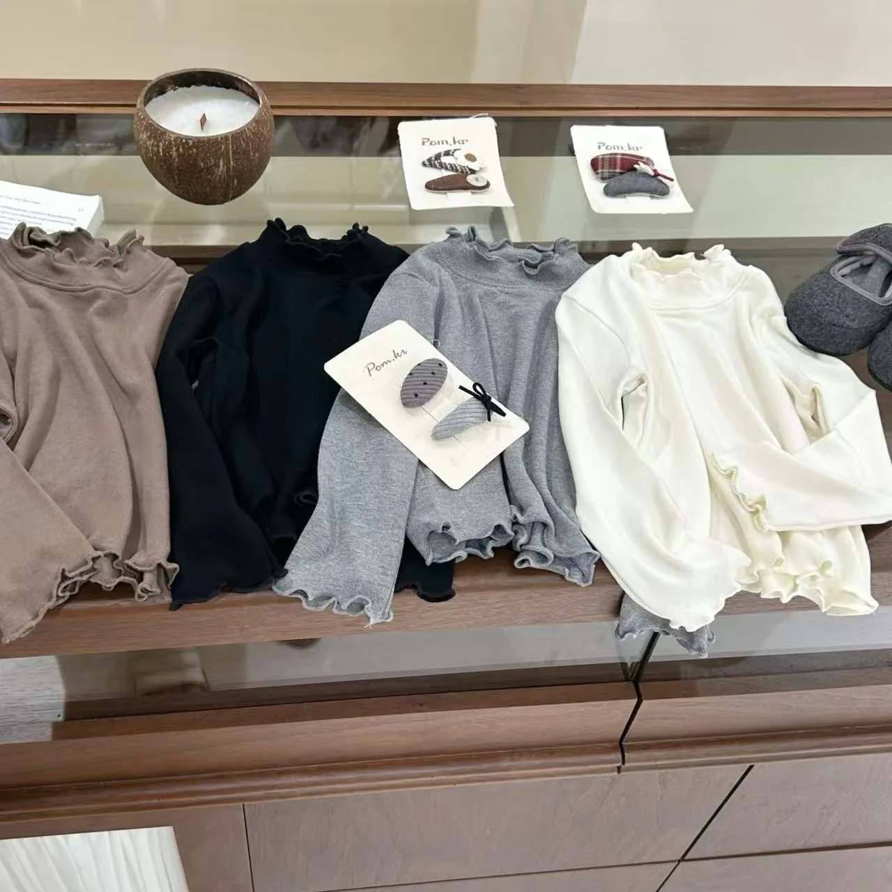 Baby Girl Autumn Clothes Basic Style Lace Collar Base Shirt for Girls Fashionable Autumn Top