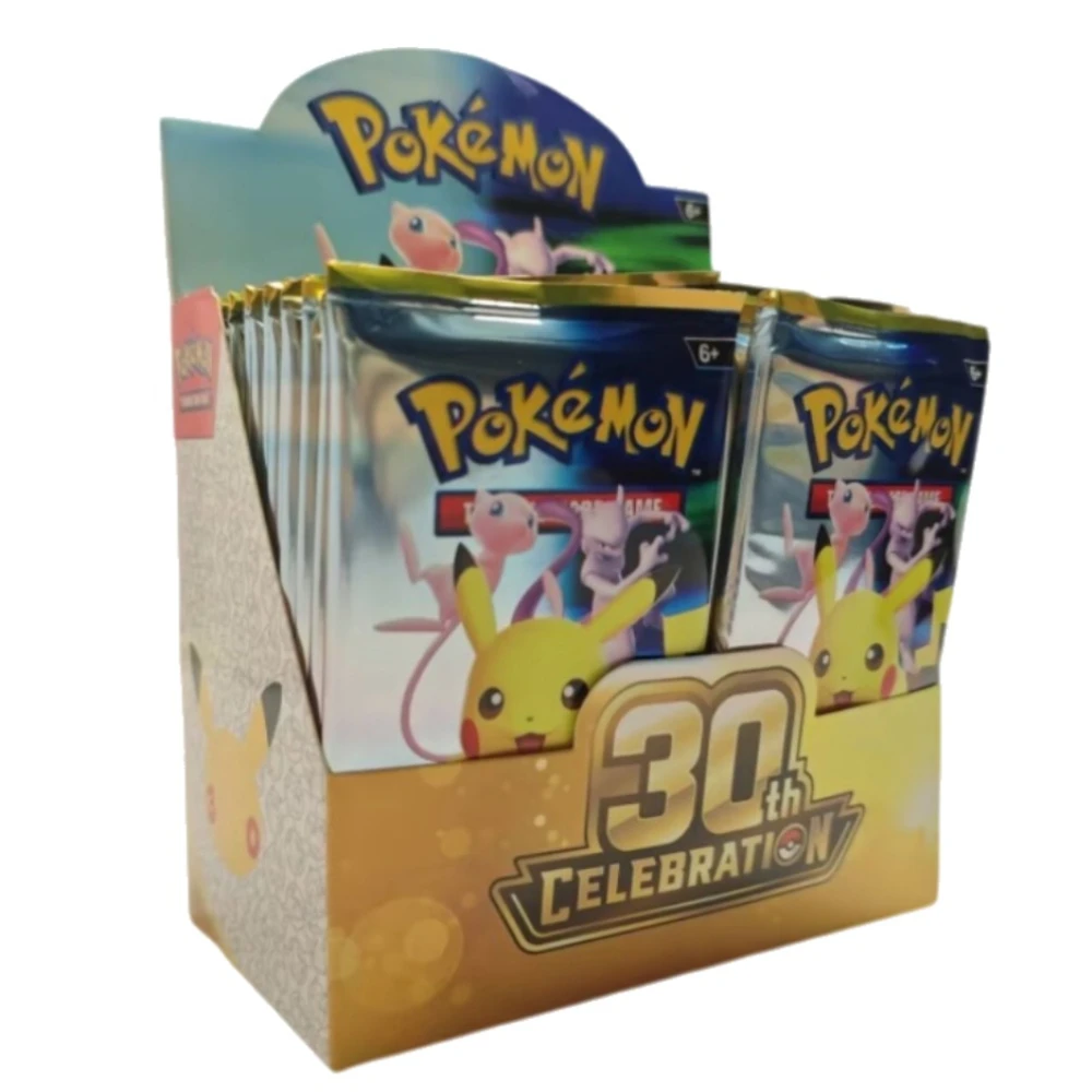 Pokémon Card TCG 30th Celebration Booster Box Series Booster Box Bundle Rare Holo Trading Cards Collectible Set for Players Gift