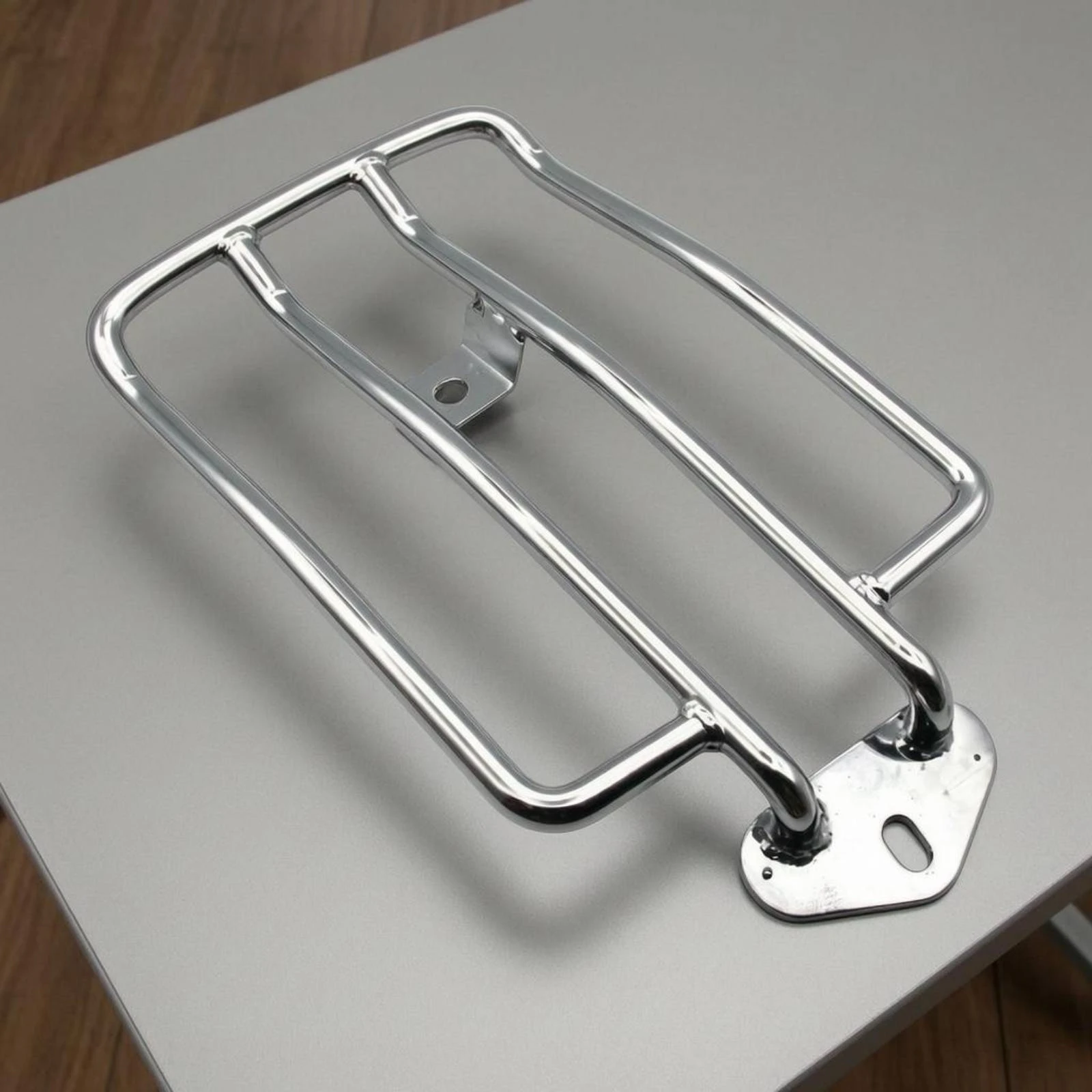 

Motorcycle Rear Luggage Rack Rectangular Frame Motorcycle Rear Mudguard Rack Vehicle Accessory Bolt Hole Strong Carrying