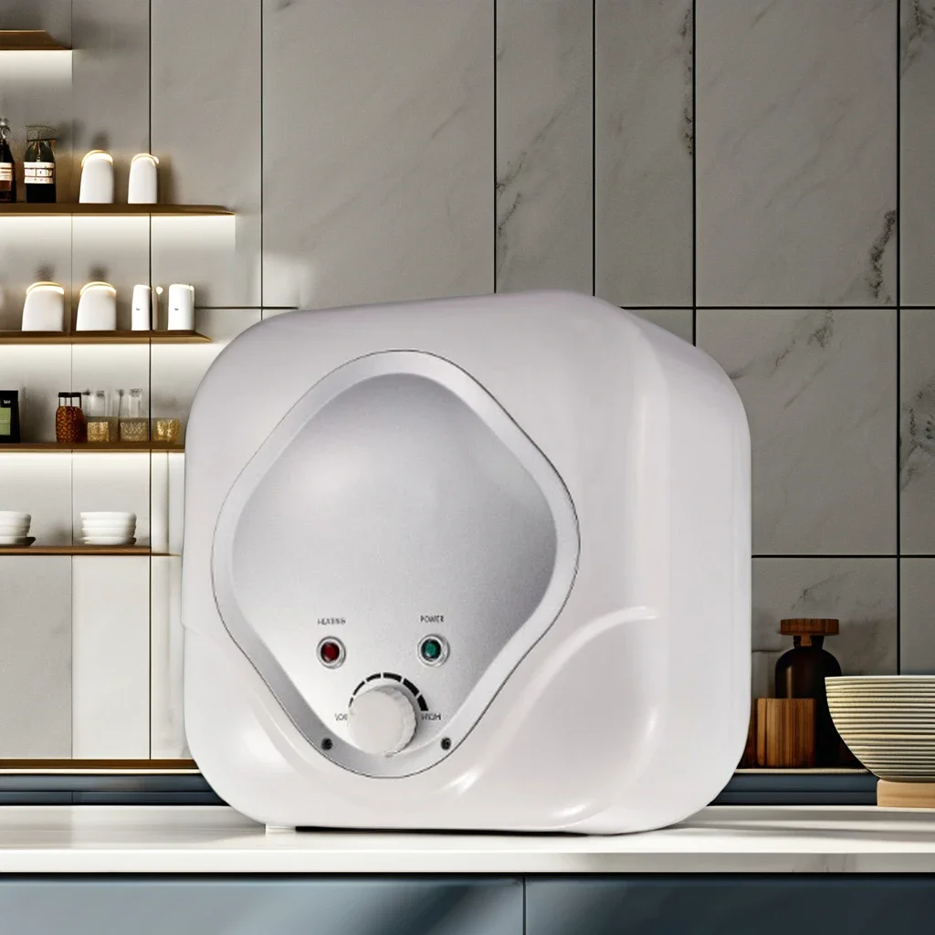 

Mechanically Controlled Electric Water Heater Knob Kitchen Hotel Car RV Outdoor-Plastic Housing MINI Water Heater