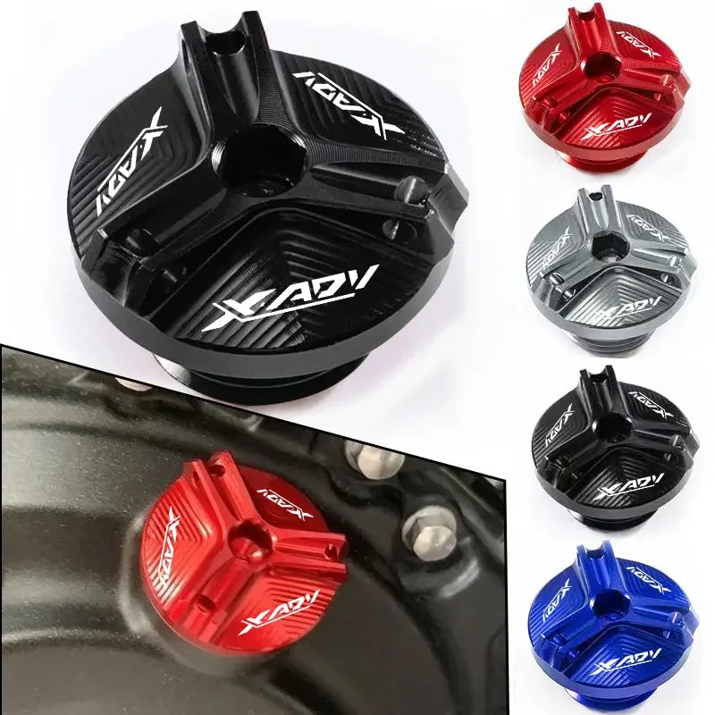 

For HONDA X ADV X-ADV XADV 750 Motorcycle Accessories Engine Oil Filler Cap Oil Plug Cover