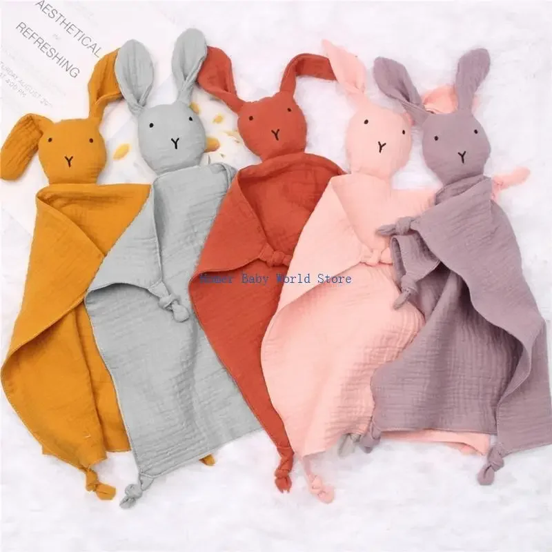 B2QD Comfort Sleeping Cuddling Toy Baby Soothe Blanket Rabbit for Doll Appease T