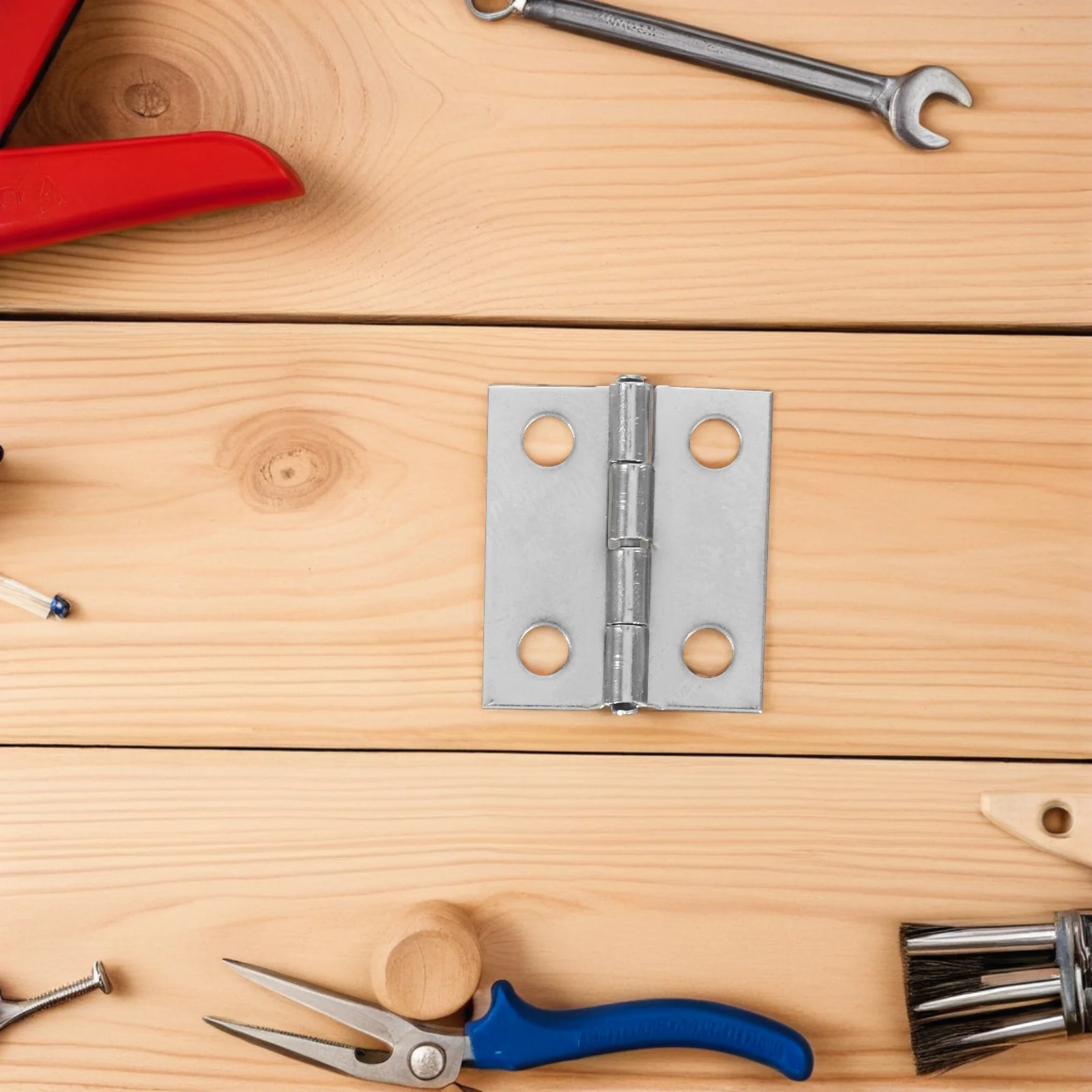 

50pcs Mini Hinges 19Mmx15Mm Small Iron Hinges For Wood Craft Hardware Kit Jewelry Box Diy Wooden Case Miniature Furniture Hinge