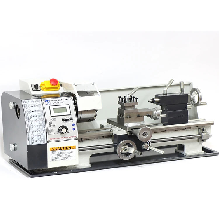 

110v 220v cheap engin torno de mesa small metal working Bench Lathe price WM210V mini manual lathe machine