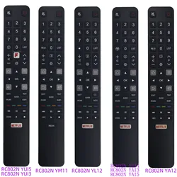 Remote Control RC802N for TCL Replaced Smart TV Remote Control RC802N YAI4 YAI2 YLI 2 YUI5 YMI1
