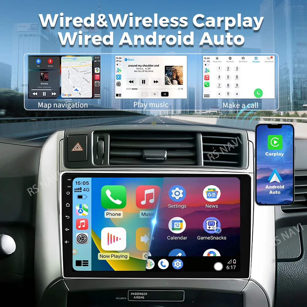 Android 15 For Toyota Verso R20 2010-2013 2014-2016 Carplay Car Radio Multimedia Player GPS Navigation Head Unit 2din Stereo DSP