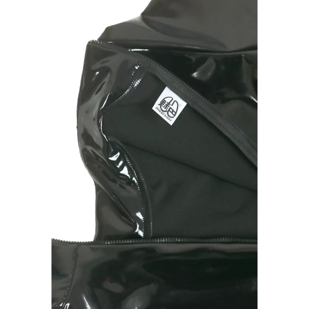 S-5XL للجنسين أصابع Catsuit نظرة الرطب PVC ارتداءها لامعة بولي Leather الجلود يوتار الجوارب الساخن مثير تأثيري الجسم الدمى ملابس السباحة قمصان #3