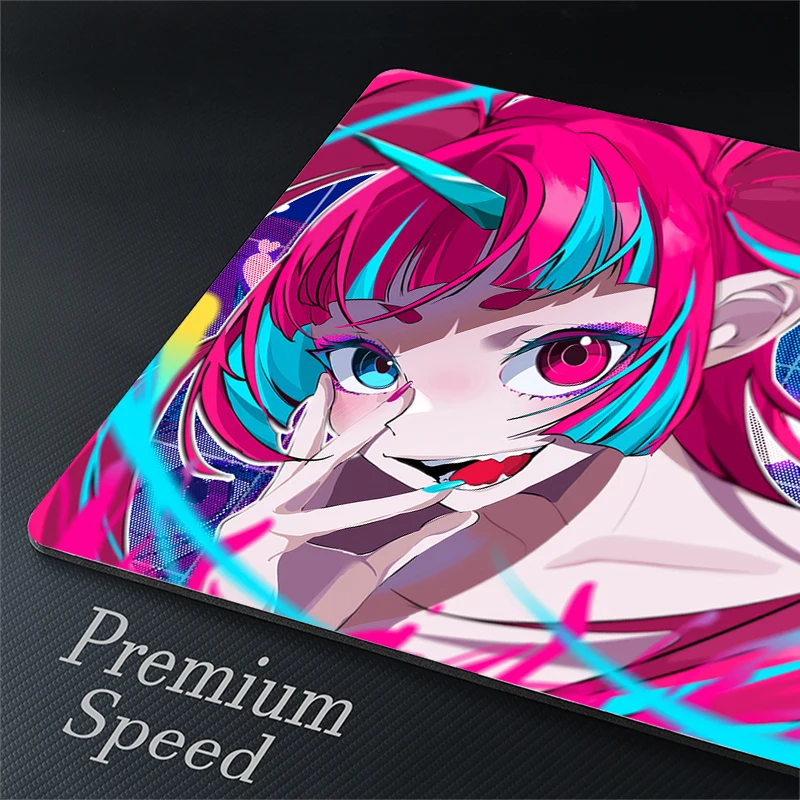 Balance Anime Girl Mouse Pad Cute E-Sports Gaming Mousepad Kawaii Premium Mouse Mat Gamer Computer Desk Mat 45x40CM Keyboard Pad