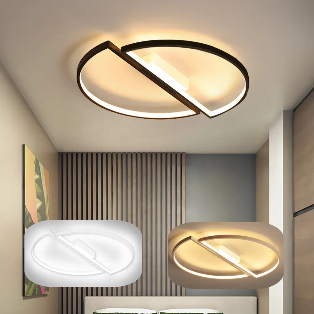 Modern LED Ceiling Light 42W 52W For Home 85-265V Living Room Bedroom Kitchen Ceiling Chandeliers Dining Room Lighting Fixture