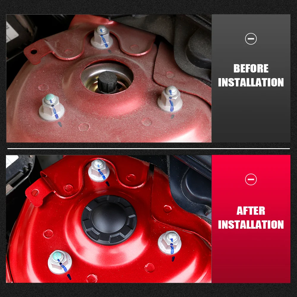 4Pcs Small Practical Car Shock Absorber Cover Cap For Mazda 3 6 CX3 CX5 CX-5 CX-4 CX-8 Protection Cover Interior Accessories
