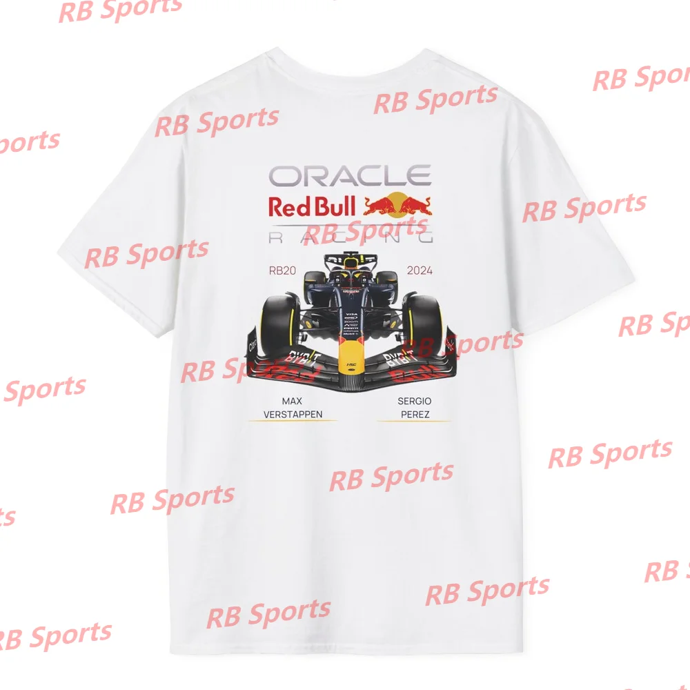 2024 Legendary Driver Cotton Printed T-Shirt SERGIO PEREZ Red Bull MAX VERSTAPPEN T-shirt Jersey Formula 1 Adults/KIDS