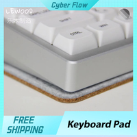 Cork Felt Keyboard Pad Desk PadCustom Mechanical Keyboard Pad HIFI Insulation Optimize Sound Effect Compatible with 80% Keyboard