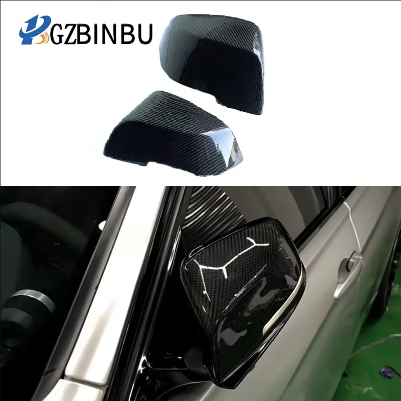 

For BMW 1 2 3 4 I3 x1 Series F20 F30 F31 F32 F36 320i 328i 330d 335i M3 Look Replacement style Real Carbon Fiber Mirror Cover