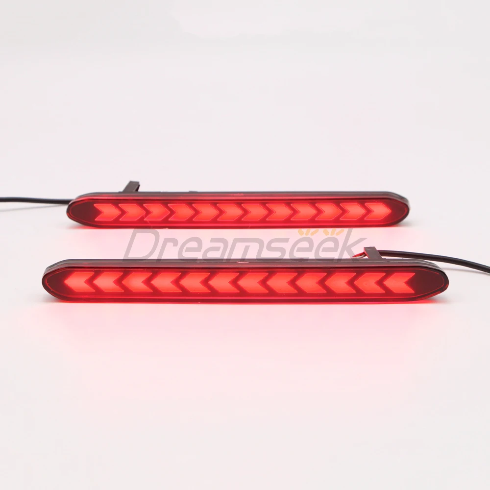 Red LED Bumper Reflector Tail Light For Honda Odyssey CR-V Element Accord Euro CL7 Acura TSX CL9 2004-2008 Brake Driving Lamp