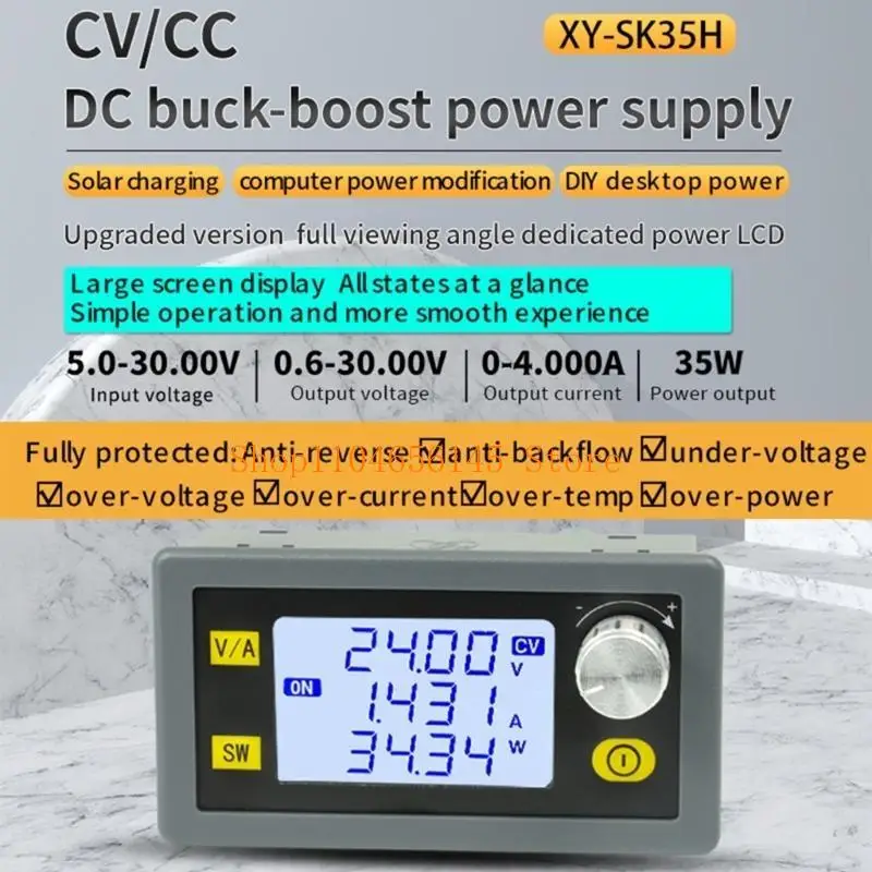 652F SK35H DC-DC Converter 4A 35W DC5-30V Input Power Modules Adjustable Regulated Power Supply for Laboratory