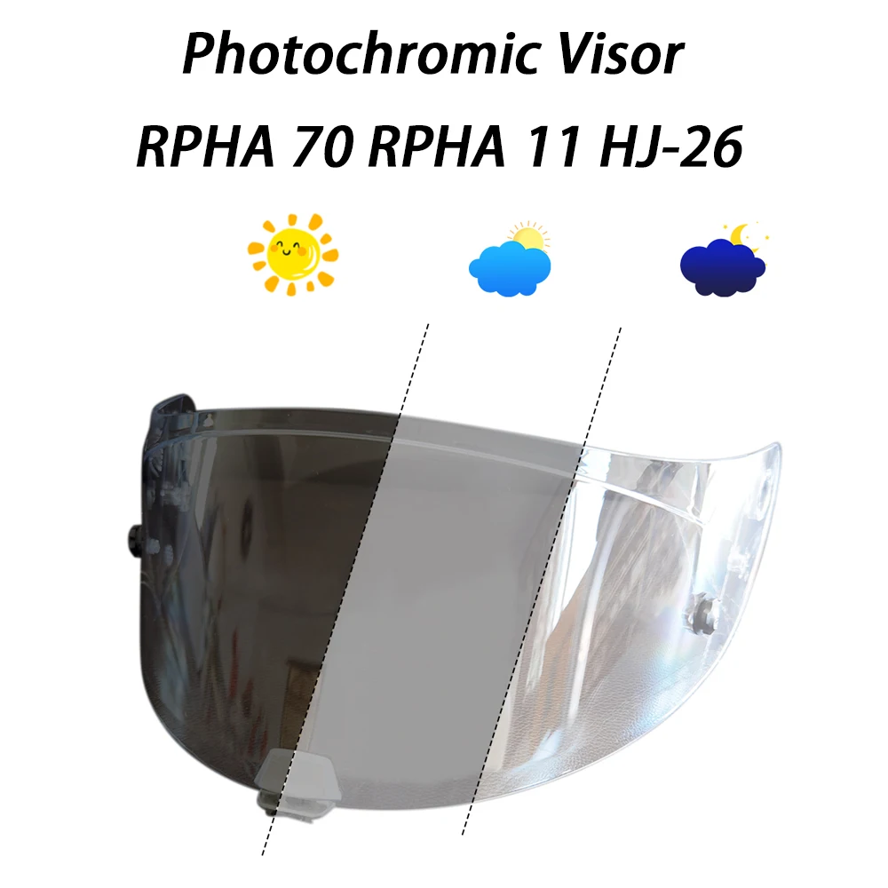 

Козырек для шлема для HJC RPHA 70 RPHA 11, фотохромный козырек, линзы, анфас, детали щитка для шлема