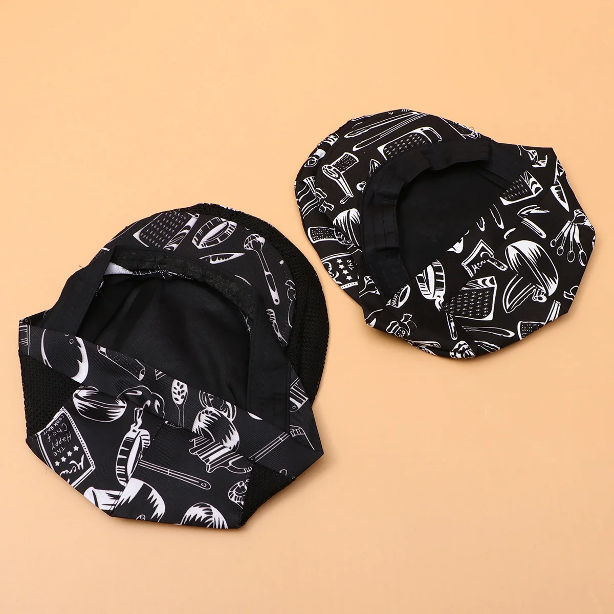 2pcs Restaurant Waiter Beret Kitchen Working Creative Chef Hat Comfortable Cooking (Cutting Tool)