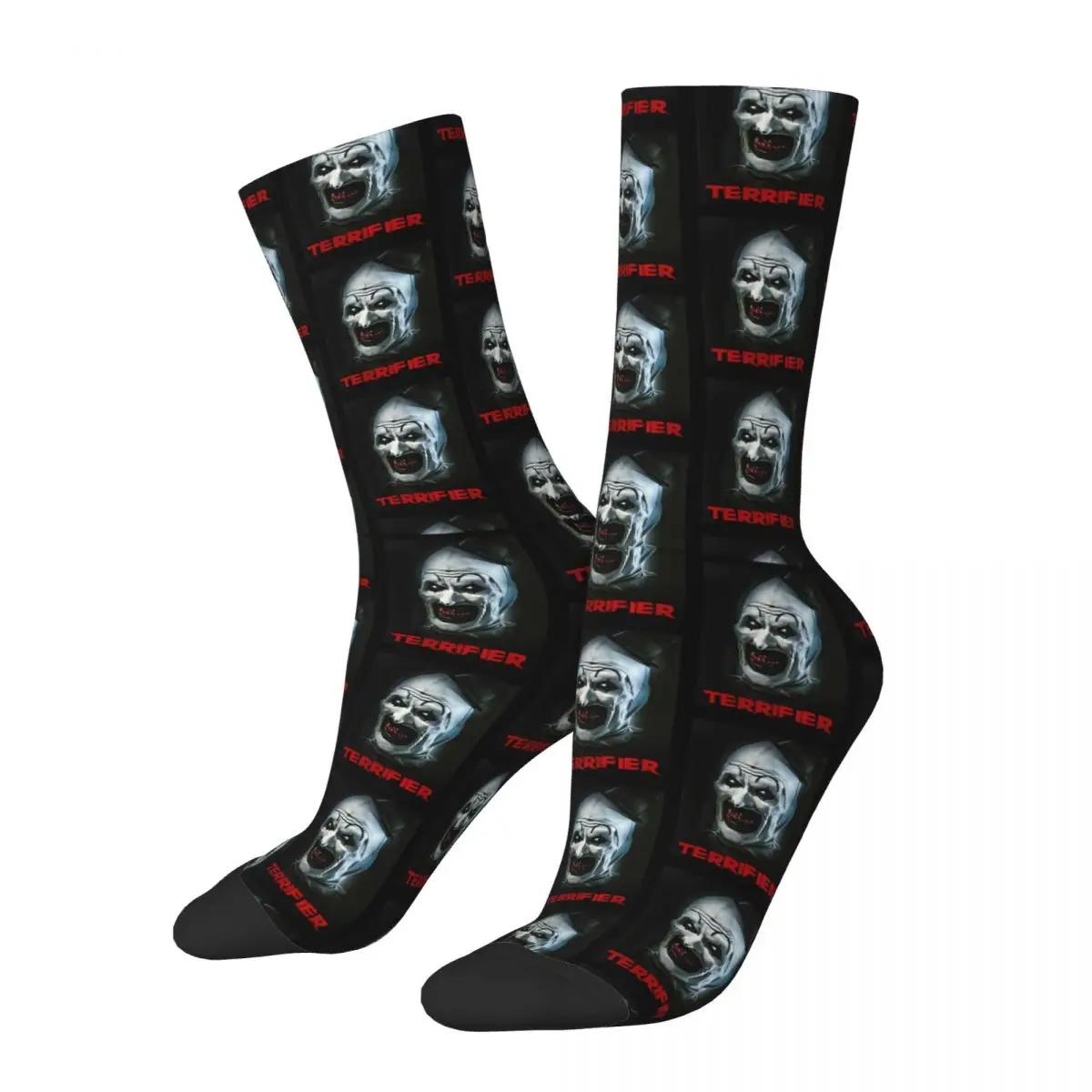 

Funny Happy Sock for Men Medium Horror Vintage Terrifier Horror Films Quality Pattern Printed Crew Sock Casual Gift