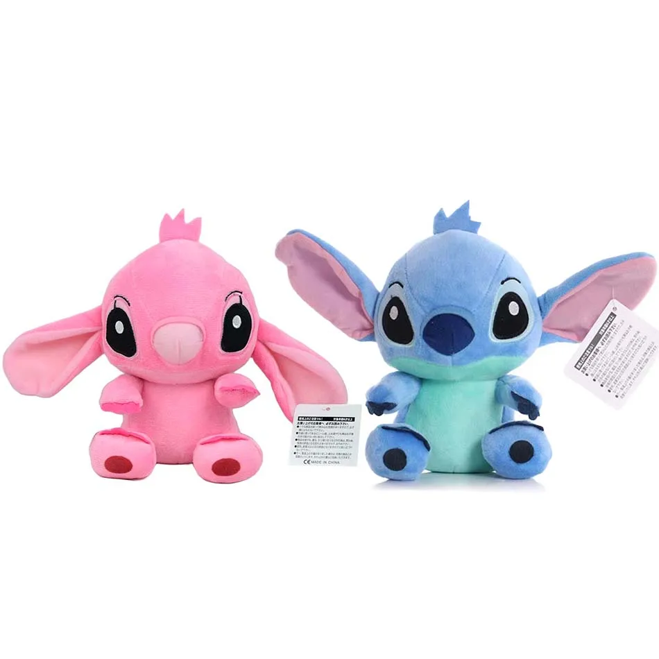 Neue Stich Figur Spielzeug Set Cartoon Mini Puppe Modelle Kuchen Dekoration Zubehör PVC Anime Engel Tisch Ornamente Kind Geburtstag Geschenk