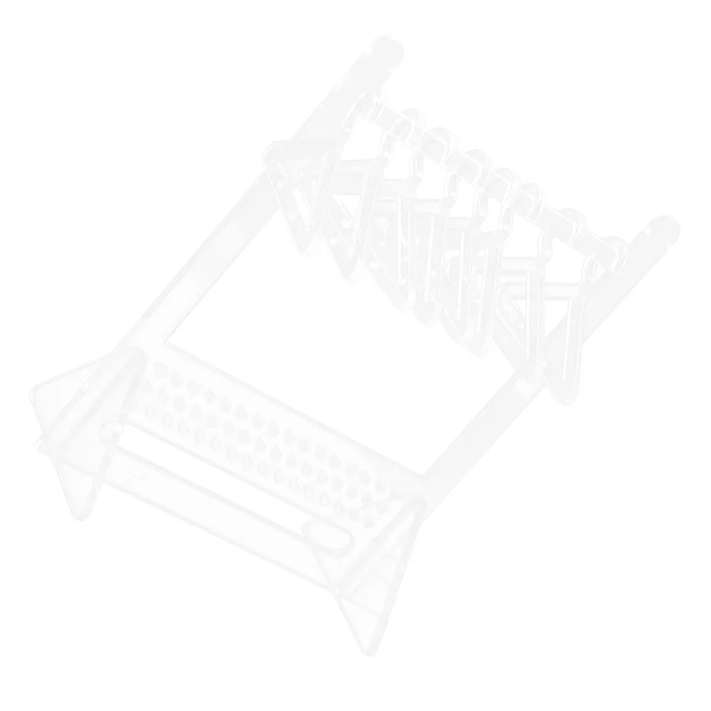 Earring Display Ear Stand Jewelry Organizer Acrylic Necklace Rack Desktop Clear Earrings Pendants Bracelets Storage Decorative