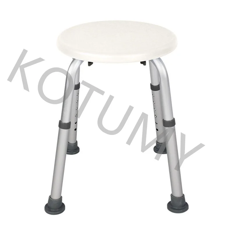 Round Senior Shower Seat Shower Chair for Inside Shower For Elderly Disabled Pregnant Women Aluminum Alloy Shower Chairs