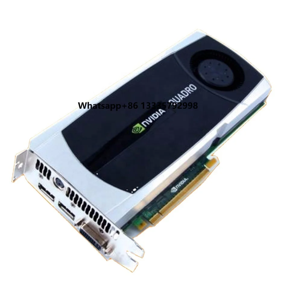 

Used Dell Workstation NVIDIA QUADRO 5000 2.5GB PCI-E DVI Output Video Memory Water Cooler GDDR5 Compatible JFN25 Graphics Card