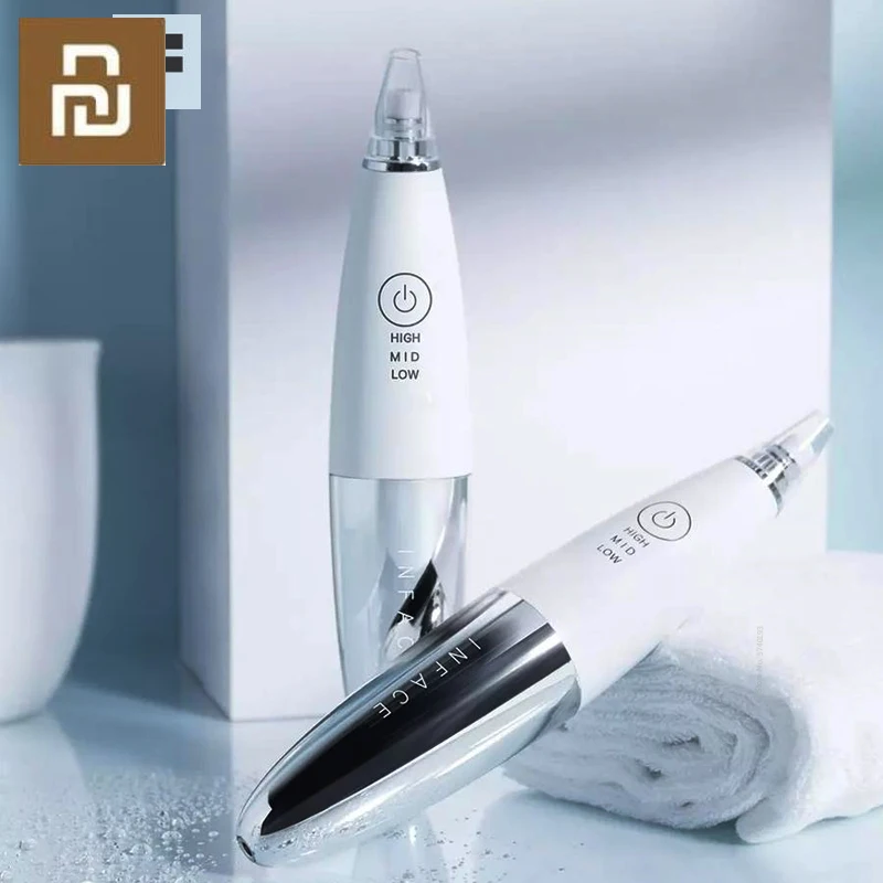 

InFace Electric Remove Blackhead Apparatus to Blackhead Skin Pore Acne Pimple Removal Facial Beauty Suction Cleansing