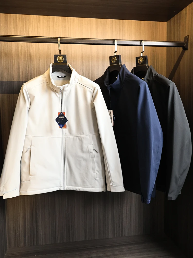 

Warm Waterproof Stand Collar Jaet for Men Outstanding Outdoor Performance Cosite Fce Autumn Winter Faion Ci Sle