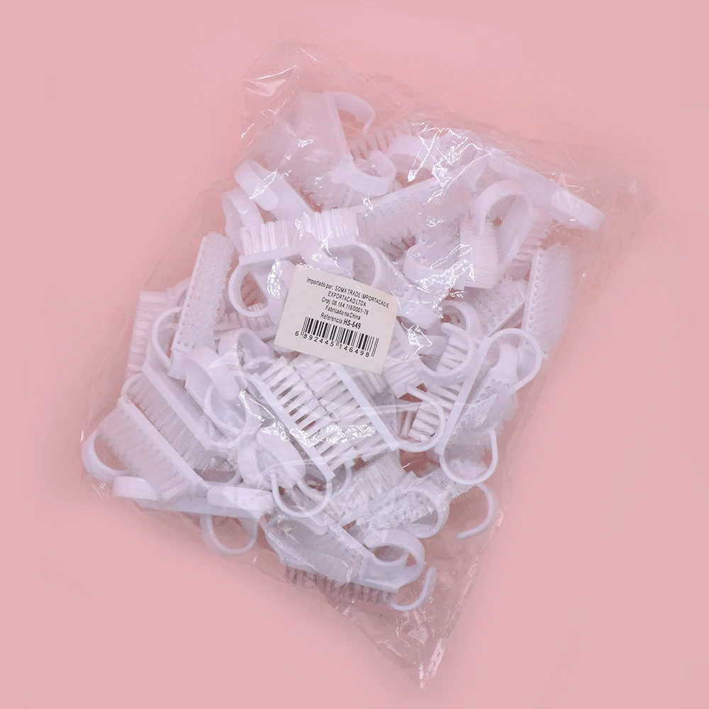 2/5/10 szt. Białe pędzelki do lakieru do paznokci precyzyjne końcówki do zdobienia paznokci DIY żel akryl czyszczenie paznokci skórek rowki do paznokci zestaw do manicure