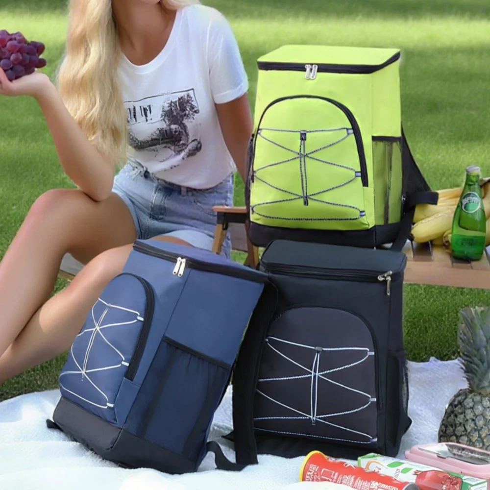 Waterproof Hiking Backpack Leakproof Outdoor Camping Bag Insulated Cooler Backpack Large Capacity Thermal Lunch Bag For Hiking