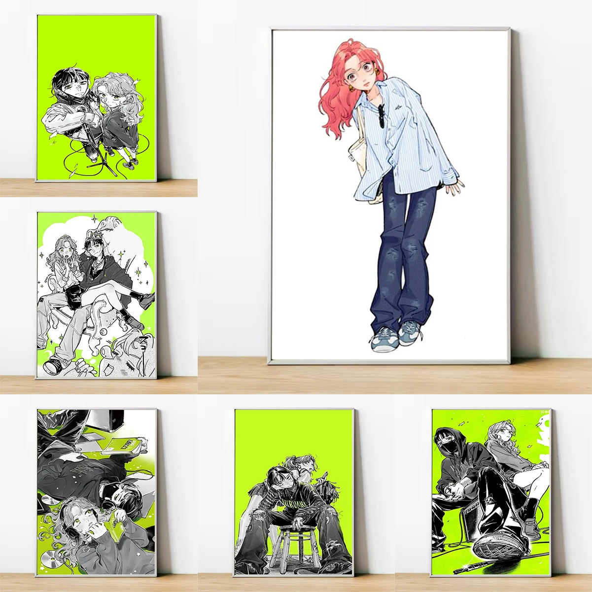 

2025 New Anime The Guy She Was Interested in Wasn't A Guy At All Poster Decoration Pictures Room Wall Decorations For Home Decor