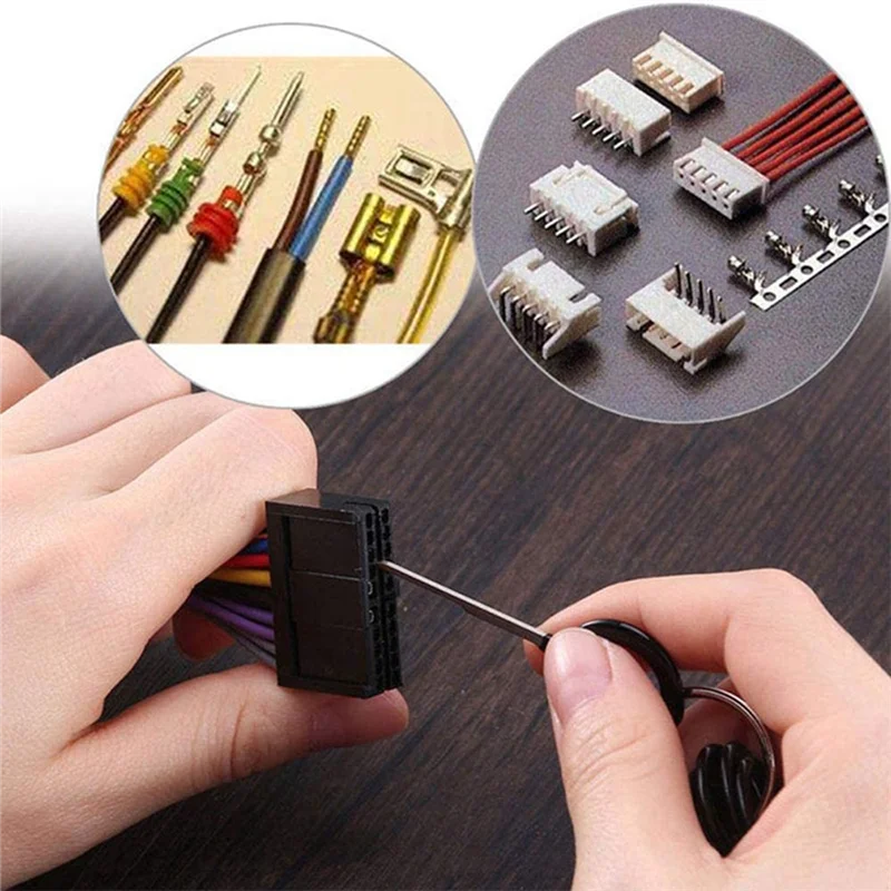

Auto Terminal Removal Tool, Car Electrical Wiring Pin Extractor Connector Puller Kit ,Depinning Tool Set(36Pcs)