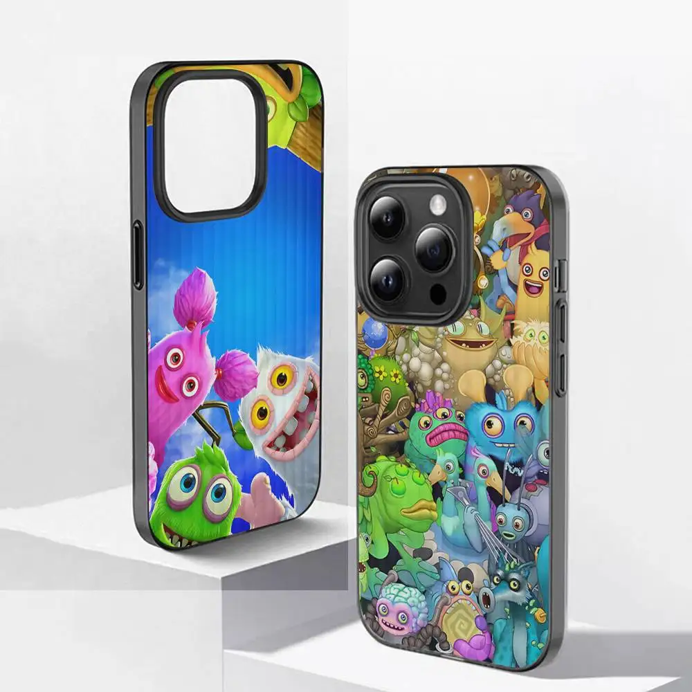 

Game My Singing Monsters Phone Case For IPhone 17 16 15 14 13 12 11 Corrugated Frosted Soft Cover Anti-Slip