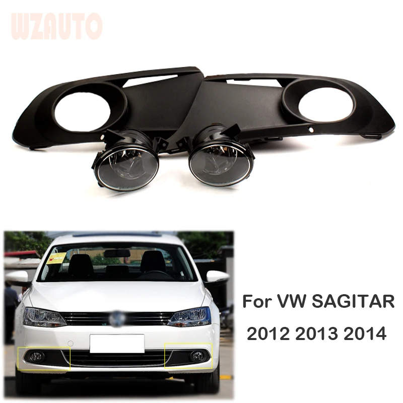 

2PCS Front Bumper Lamp Daytime Running Light Fog Light For VOLKSWAGEN VW SAGITAR 2011 2012 2013 2014