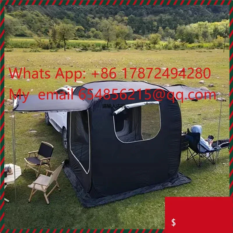 

Hot Sale Outdoor Camping Car Rear Tent Waterproof Folding Car Cover Tent SUV