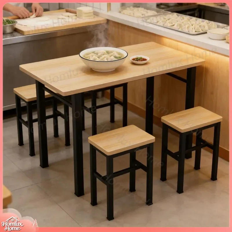Foldable Dining Table Long Snack Street Stall Desk Modern Minimalist Writing Training Conference Table for Home Office Use