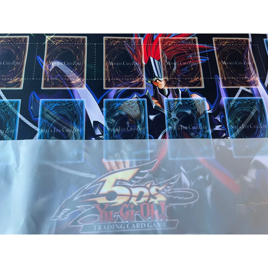 Yu-Gi-Oh! 600x350mm 5DS Gorz The Emissary of Darkness Trading Card Playmat 1.5mmNoSeamEdge Single Rubber Board Game Card Mat Toy view 3