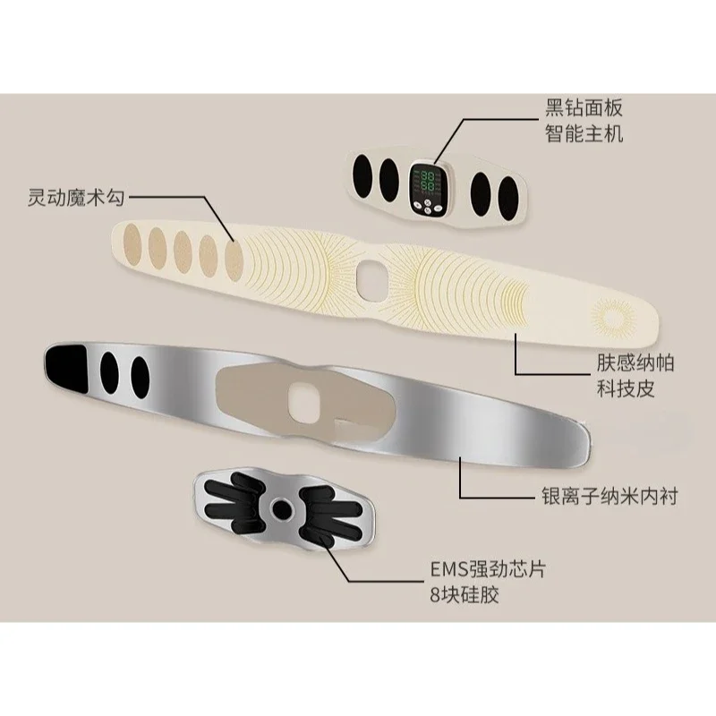 EMS Intelligent Pulse Fat Burning Slimming Belt Abdominal Fitness Device Micro Current Weight Loss and Fat Throwing Fitness