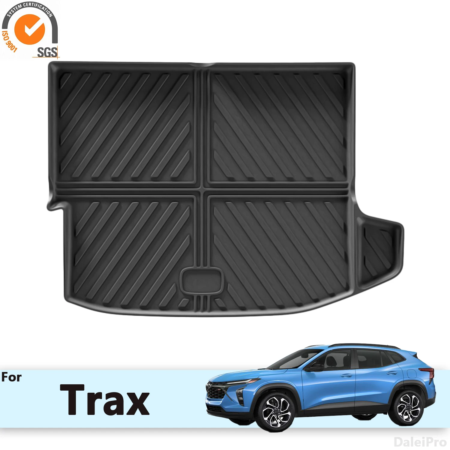 For Chevy Trax 2024 2025 Trunk Mats All Weather Cargo Liner Custom Fit Cargo Cover TPE Floor Mats Chevrolet Trax Car Accessories