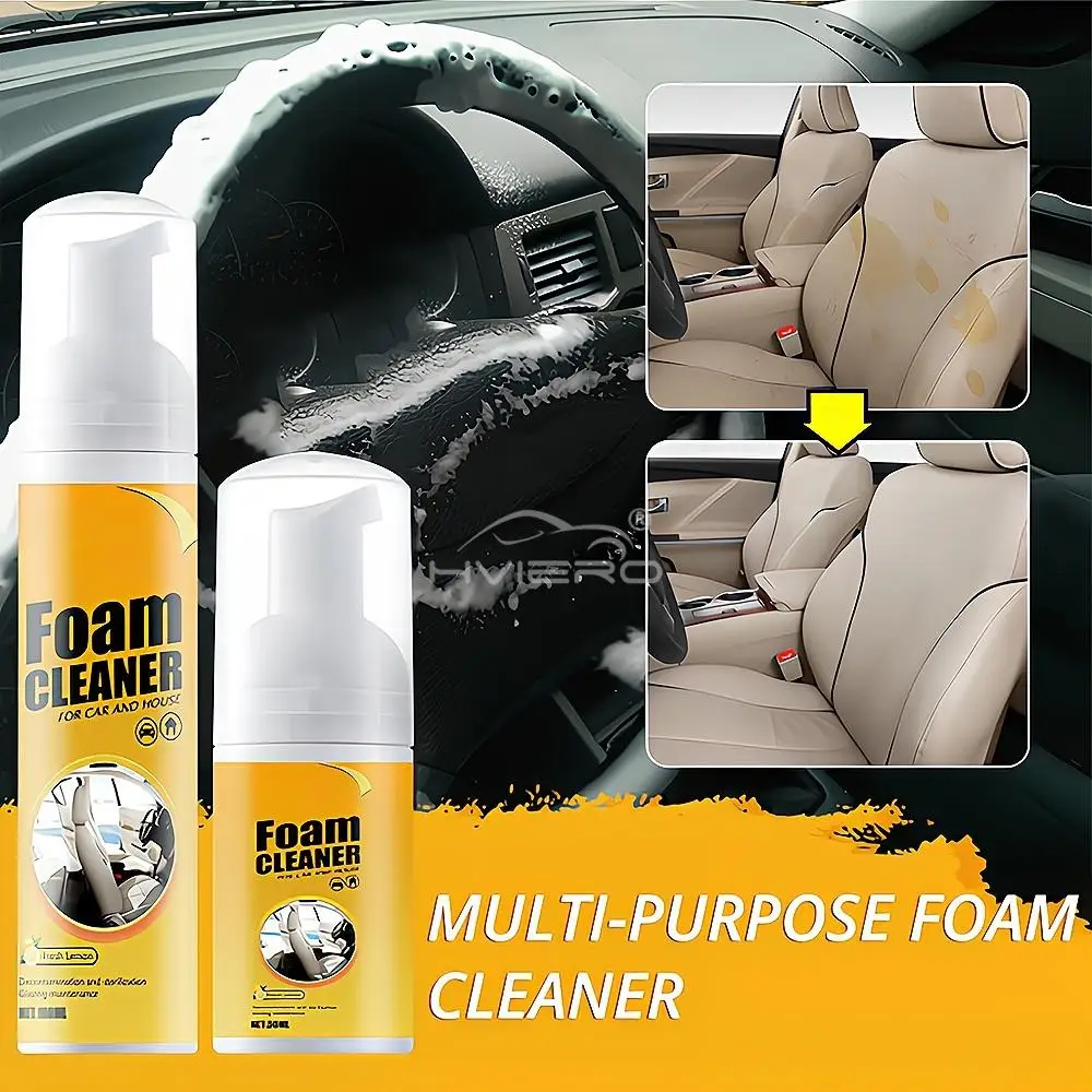 30ML/100ML Multi-Purpose Foam Cleaner Leather Clean Wash Automoive Car Interior Home Maintenance Surfaces Renovate Accessories