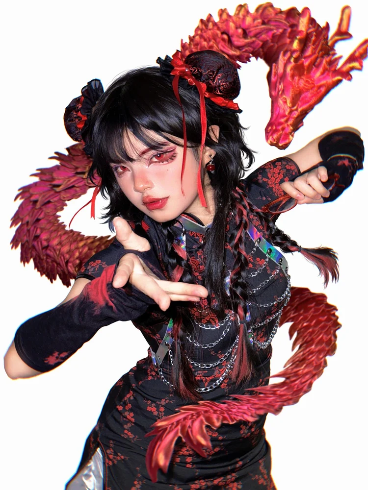 

Новый китайский Sle Dr loween Cisas Косплей orm ort Sve Maids orm ort Daily Wear