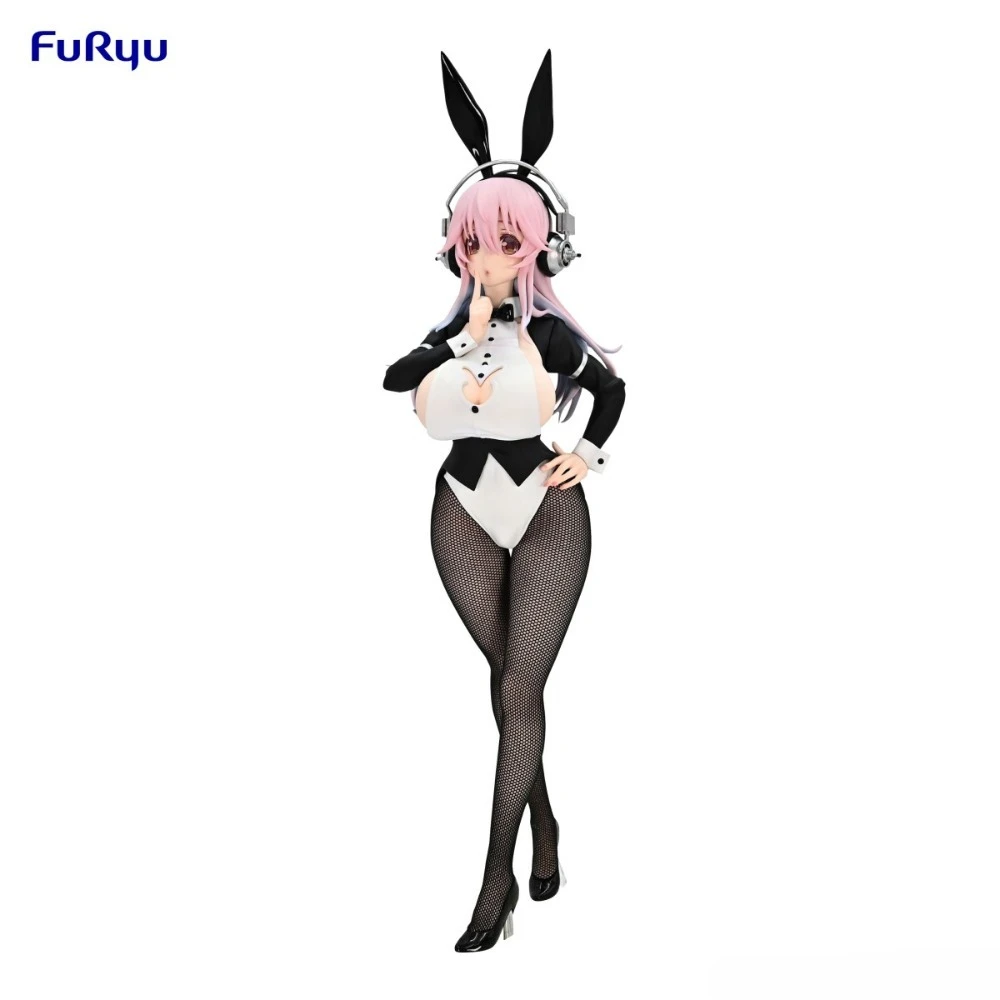 In Stock FuRyu Original Genuine Super Sonico Trio-Try-iT Figure Newly Drawn Costume Tsubame Ver 30cm Model Toys Sexy Figure Gift view 2