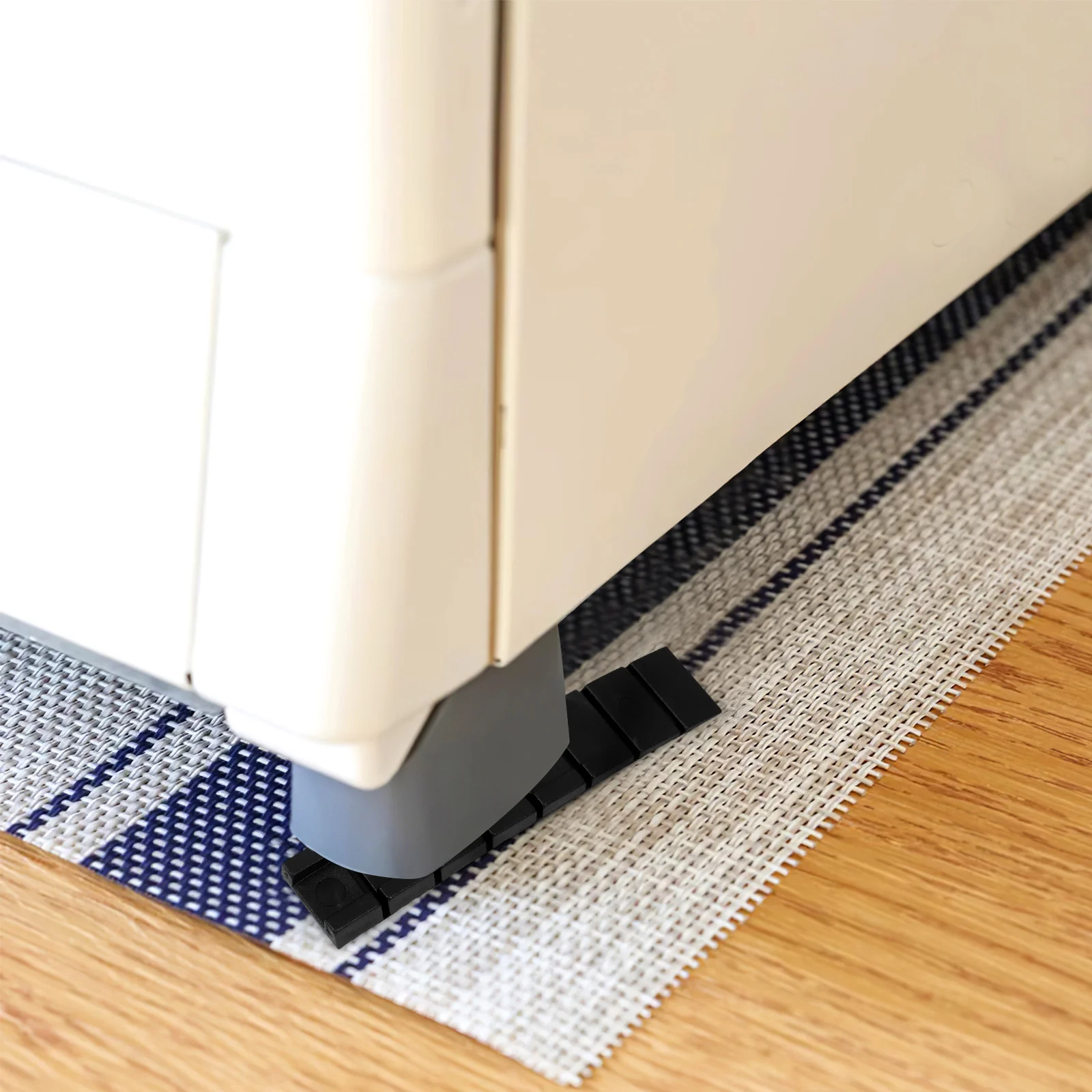 

24pcs Horizontal Spacers Furniture Levelers Shims Table Feet PP Plastic White Gear Leveling Tools Cabinet Stabilizers Floor