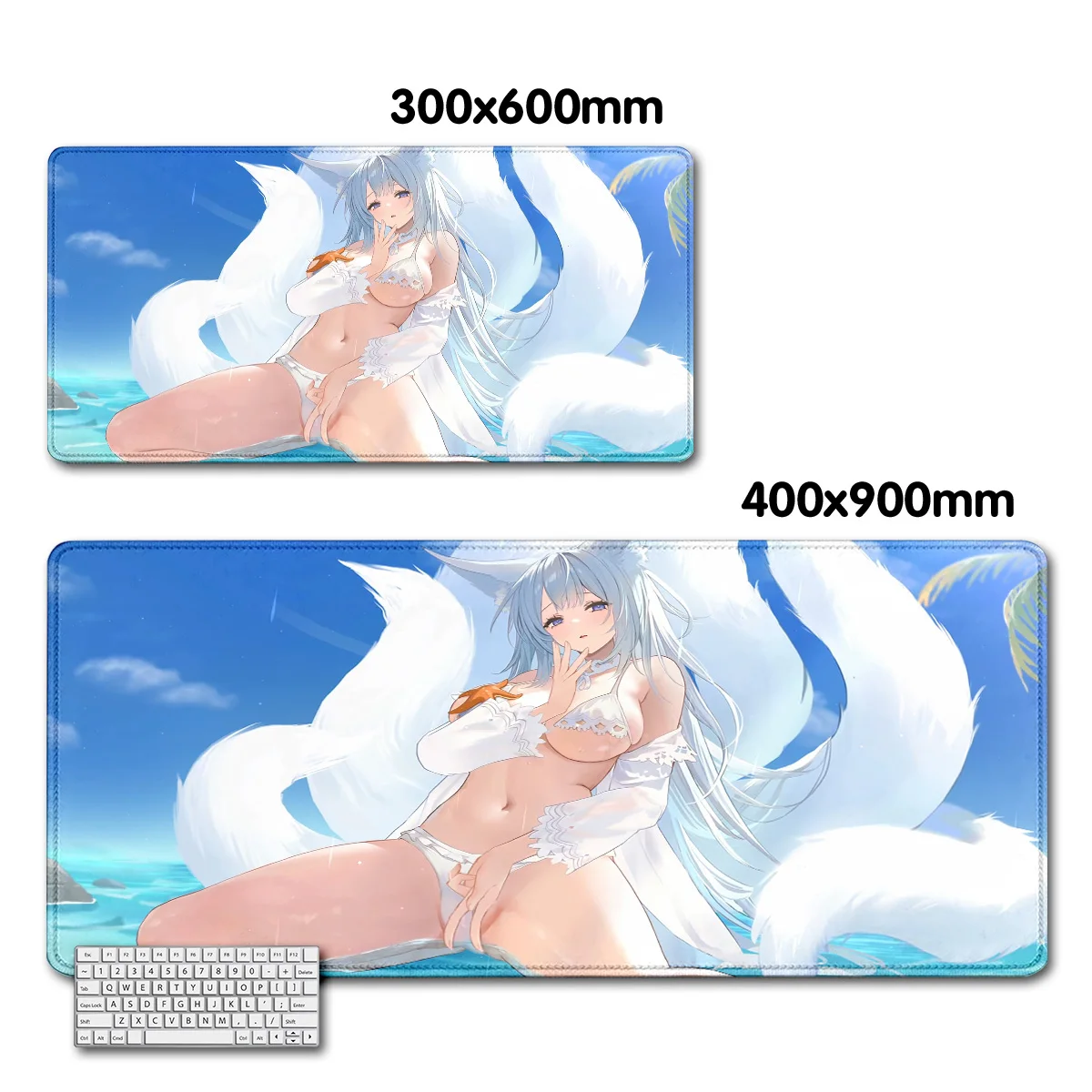 Game Anime Azur Lane Musashi Shinano Anti-slip mouse pad Mice Mat Desktop Keyboard Mat Cosplay Playmat big ass teclado mousepad