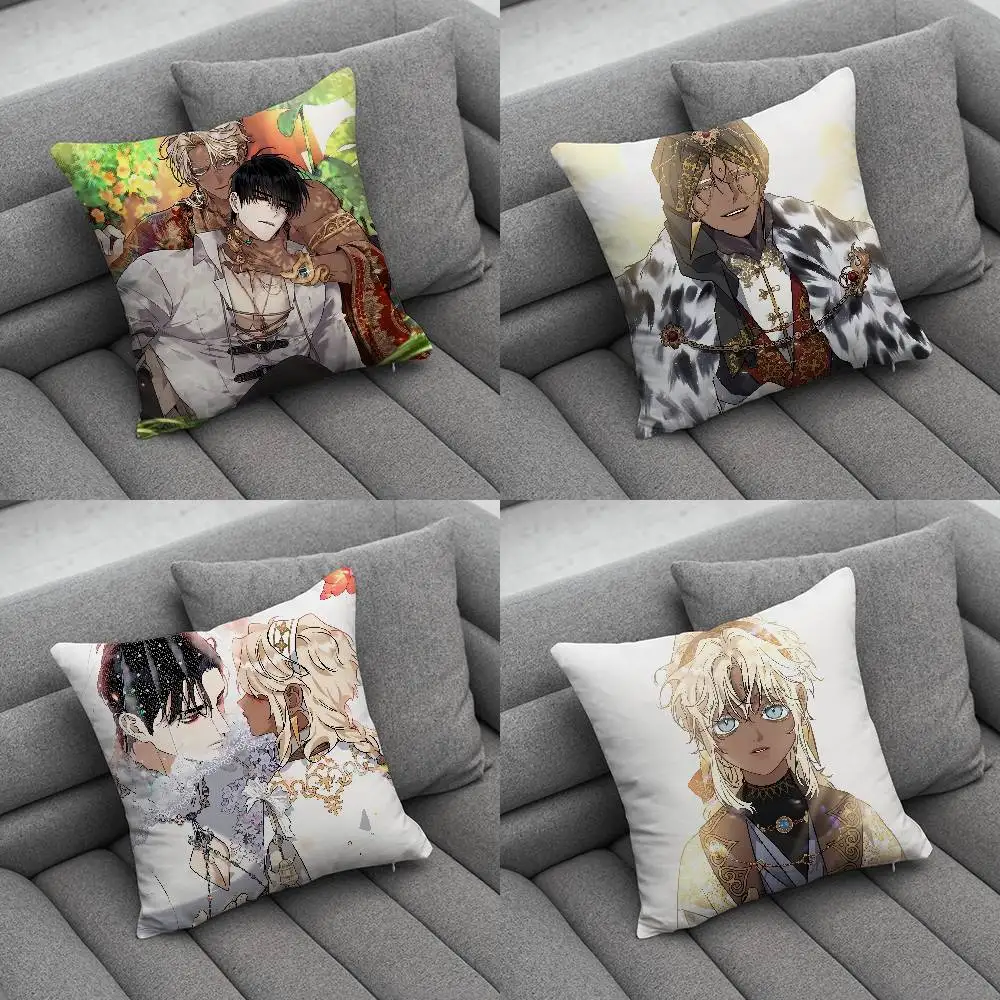 

B-Blossoms Comics of the White Night Print Pattern Sofa Cushion Cover Pillowcase Home Party Car Bedding