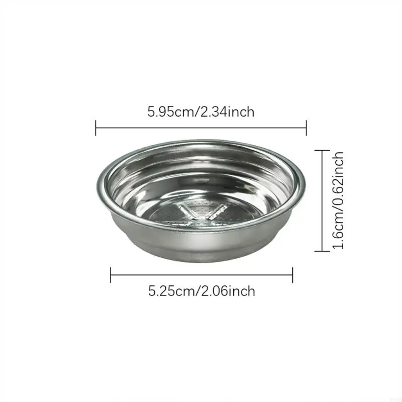 918D Универсальная 51 -мм кофейная ручка фильтра «Кофейный фильтр» кофейный кофейный инструмент для пивоварения из нержавеющей