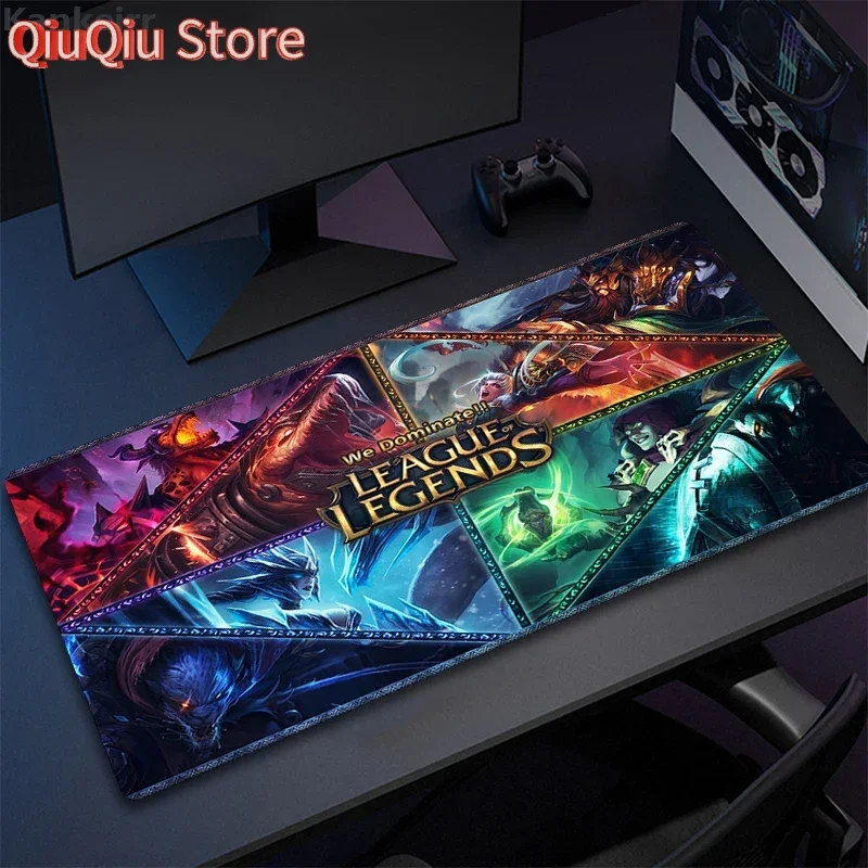 

Large Game L-League of Legend Mouse Pad Gamer Gaming Desk Mat Office Carpet Lol Desktop Accessories Mousepad Kawaii Keyboard Mat