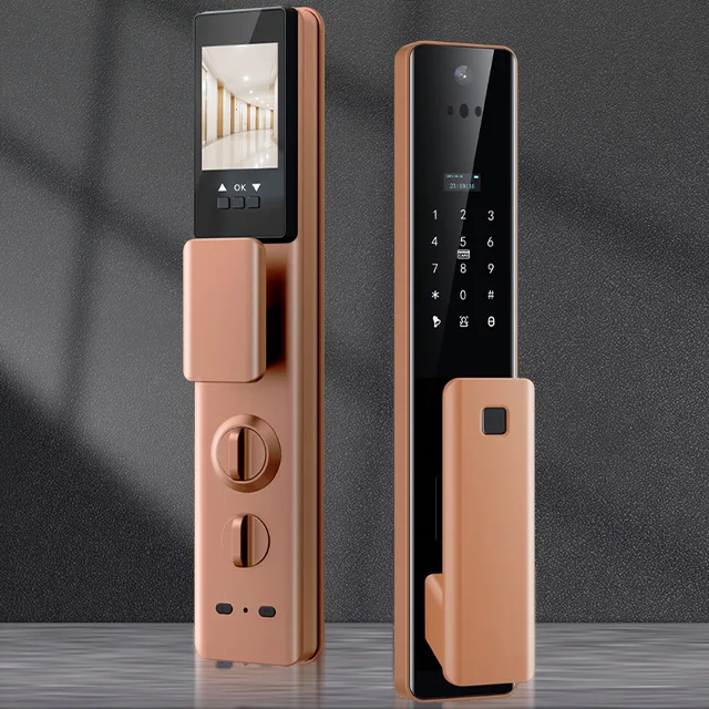 Auto Smart Lock High Security Smart Door Lock Tuya Wifi Intelligent Face Recognition Electronic Fingerprint Smart Locks